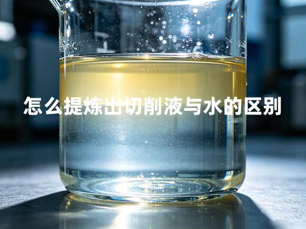 切削液：怎么提炼出切削液与水的区别